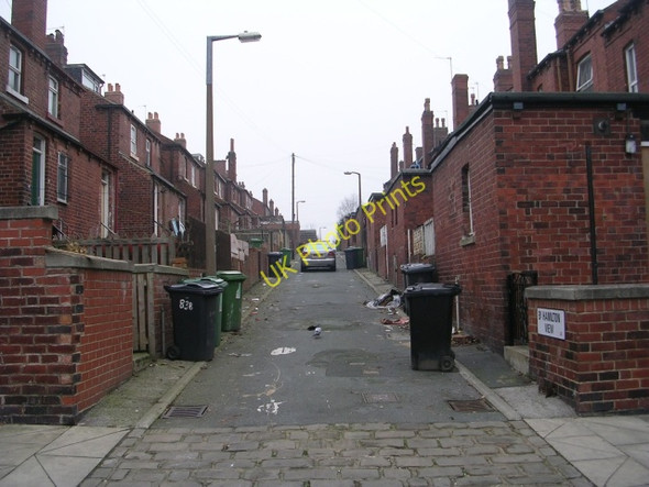 Photo 6"x4" Back Hamilton View - Hamilton Terrace Leeds\/SE3034 c2008