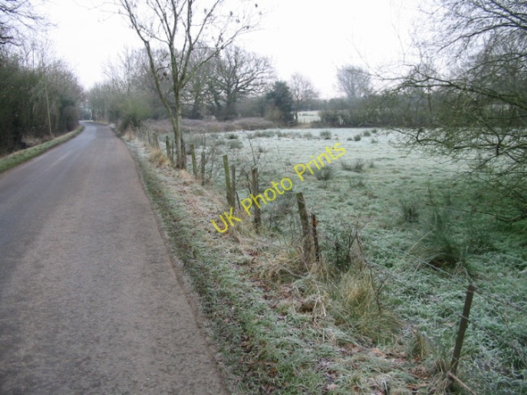 Photo 6"x4" View along Oaksey Road to Tidling Corner Upper Minety c2009