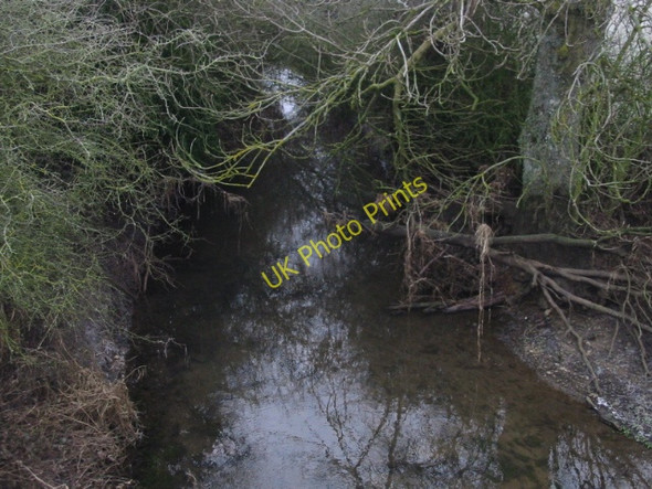 Photo 6"x4" Swill Brook looking NE Oaksey c2009