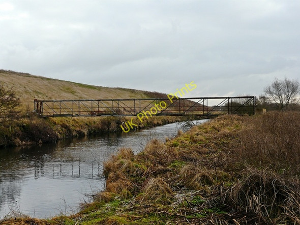 Photo 6"x4" Disused footbridge over the River Tame Cliff\/SP2098 c2009