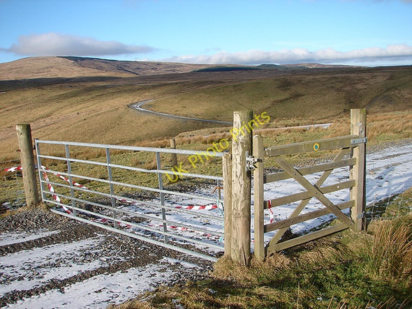 Photo 6"x4" Moorland gates Pont Rhydgaled c2009