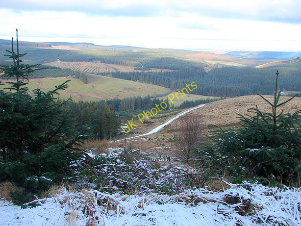 Photo 6"x4" A view towards Maesnant and Cwm Ricket from Belan Tynyrwtra\/SN8885 c2009