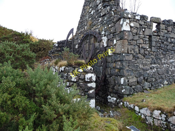 Photo 6"x4" Waterwheel on Romesdal Mill Romesdal c2009