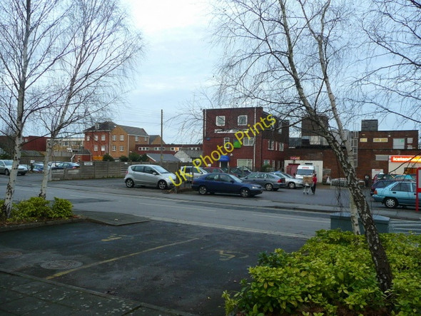 Photo 6"x4" Rear of the shops on Victoria Road, Ferndown Ferndown c2009