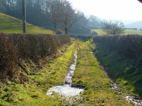 Photo 6"x4" Green lane to Brooks Brooks\/SO1499 c2009