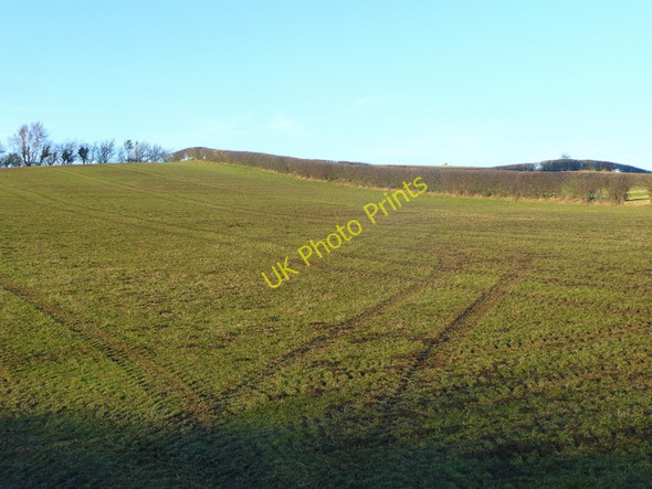 Photo 6"x4" Looking north towards an unnamed hill Brooks\/SO1499 c2009