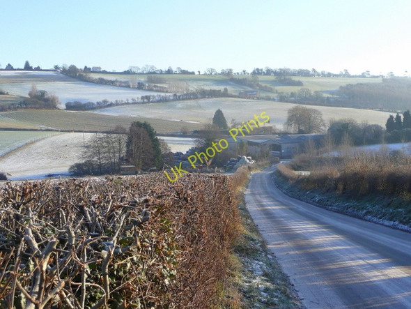 Photo 6"x4" Road to Burton Farm Bromsash c2009
