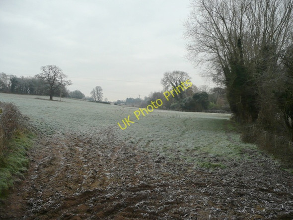 Photo 6"x4" Frosty pastures 1 Ross-on-Wye c2009