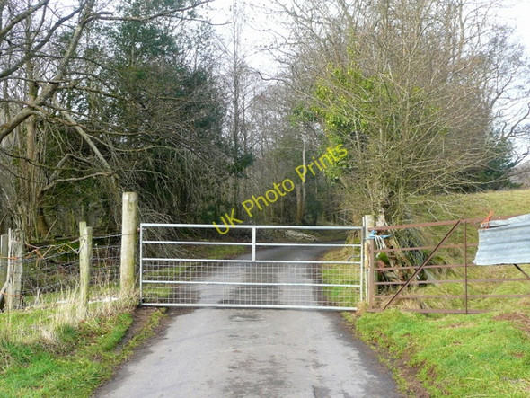 Photo 6"x4" Cwm Sorgwm gate Cathedine c2009