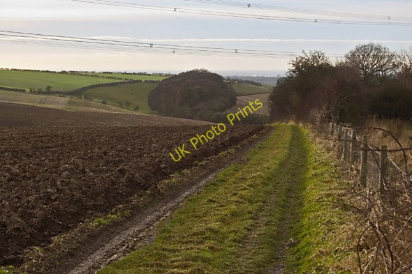 Photo 6"x4" Footpath at Hessleskew Gare Sancton c2009