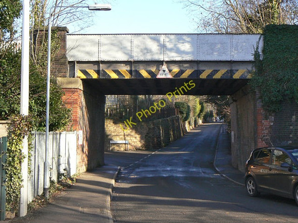 Photo 6"x4" Wood Lane bridge Carlton\/SK6041 c2009