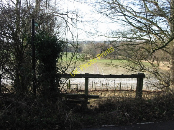 Photo 6"x4" Stile for footpath from Adisham Road to Rectory Lane Barham\/TR2050 c2009