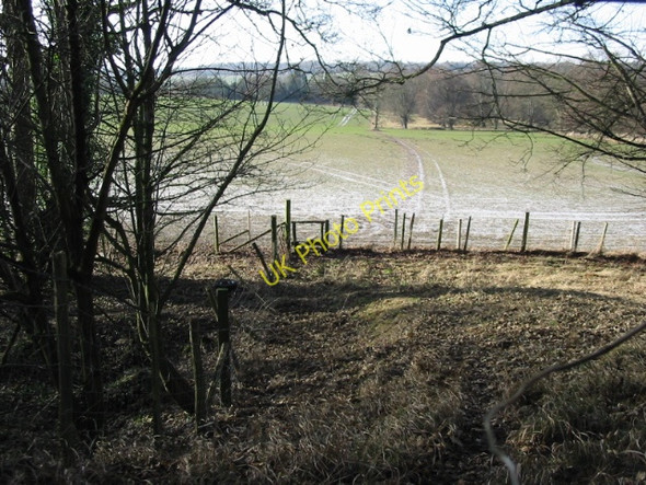 Photo 6"x4" Footpath to Rectory Lane from the old A2 Dover Road Barham\/TR2050 c2009