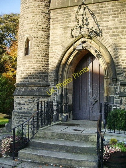 Photo 6"x4" The Parish Church of St Bartholomew, Ripponden, Doorway Barkisland c2008