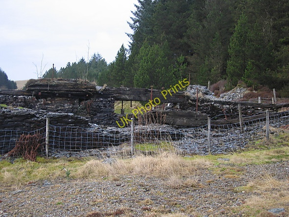 Photo 6"x4" Wheelpit at Esgair Fraith mine Esgair Fraith\/SN7491 c2009 P1
