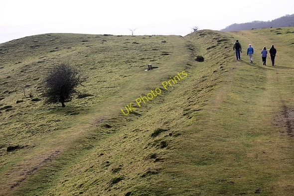 Photo 6"x4" Red Earl's Dyke, Hangman's Hill Little Malvern c2009