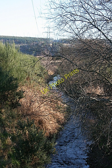 Photo 6"x4" Burn Beneath the Pylons Inchberry\/NJ3155 c2009