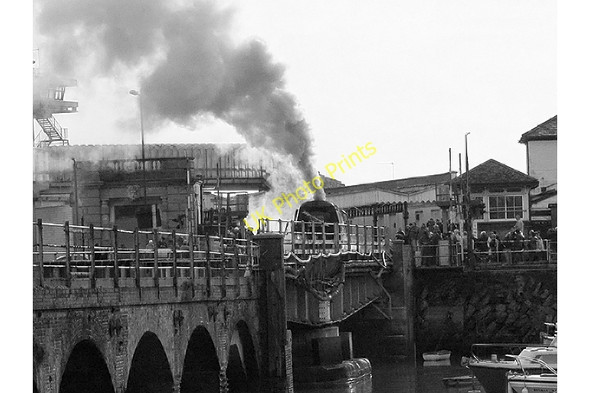 Photo 6"x4" Folkestone Harbour Swing Bridge and Station Folkestone c2009