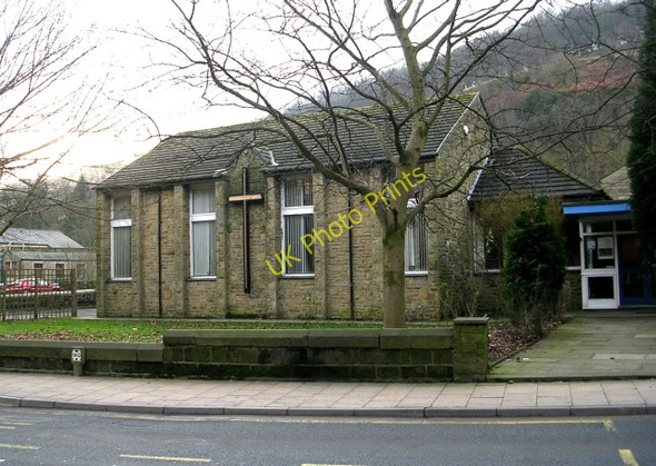 Photo 6"x4" Hebden Bridge Methodist Church - Bridge Lanes Hebden Bridge c2009