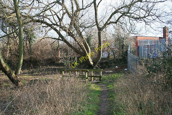 Photo 6"x4" Small Footbridge in Fox Covert Long Eaton c2009