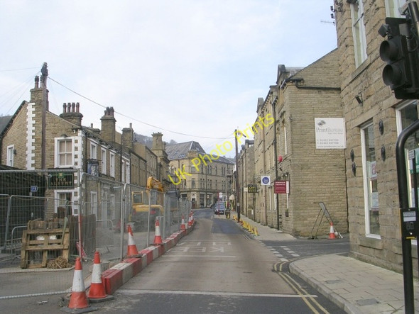 Photo 6"x4" Albert Street - New Road Hebden Bridge c2009