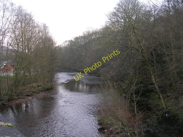 Photo 6"x4" View from Aqueduct - Rochdale Canal Hebden Bridge c2009