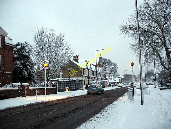 Photo 6"x4" Charlton Road in the snow - 1 Greenwich\/TQ3977 c2009