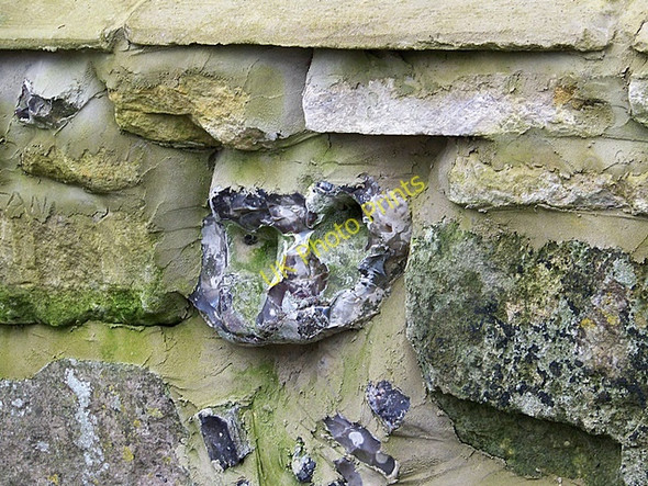 Photo 6"x4" Face in the wall, Bishopstone Bishopstone\/SU0725 c2009