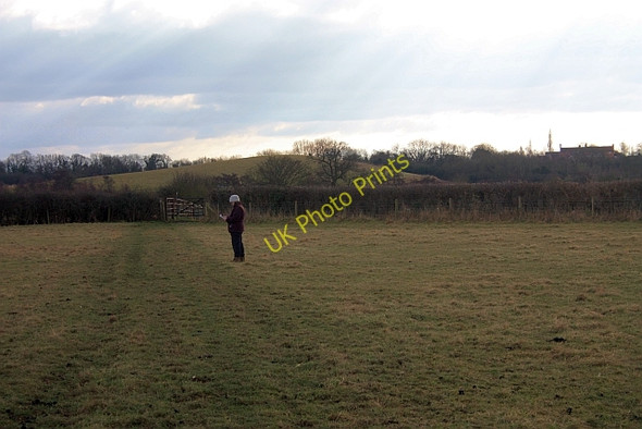 Photo 6"x4" Old routeway from Lodge Farm Church End\/SO8341 c2009