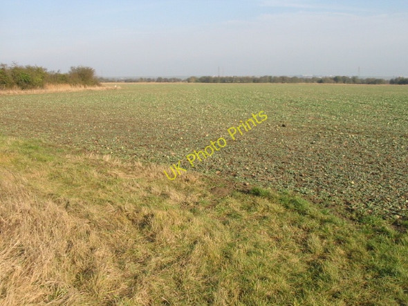 Photo 6"x4" View across the fields towards Minster on Ash Level Lower Goldstone c2009