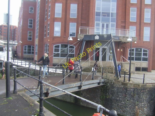 Photo 6"x4" Footbridge over the River Frome Bristol c2009
