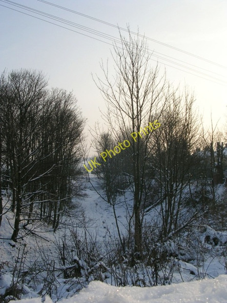 Photo 6"x4" Line of dismantled Railway - Bradford Road Thornbury\/SE1934 c2009
