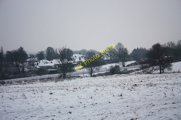 Photo 6"x4" Malvern to Colwall Railway in the snow Great Malvern c2009