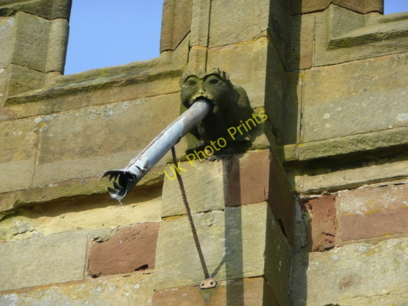Photo 6"x4" St. Bartholomew's church, Tong, gargoyle Tong\/SJ7907 c2009