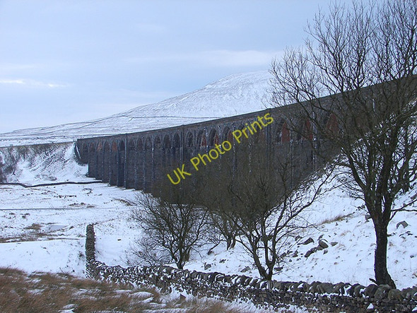 Photo 6"x4" Ribblehead Viaduct and Park Fell Ribble Head\/SD7779 c2009