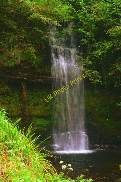 Photo 6"x4" Waterfall at Lough Clencar Glencar c2005