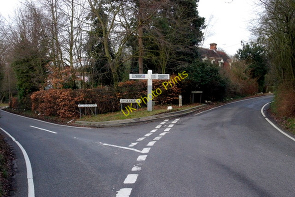 Photo 6"x4" Junction of Kevledon Road and Braxted Road Beacon Hill\/TL8512 c2009