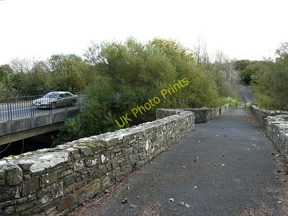 Photo 6"x4" Pont Spwdwr (Spudder's Bridge) Trimsaran c2008