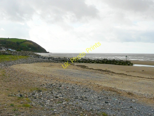 Photo 6"x4" Groyne on Ferryside beach Ferryside c2008