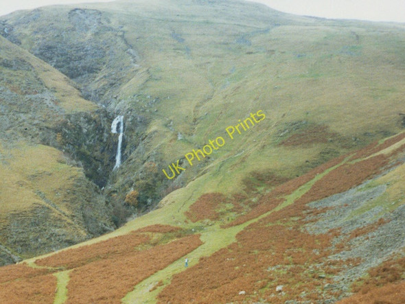 Photo 6"x4" Hillside east of Cautley Spout Cautley c1992