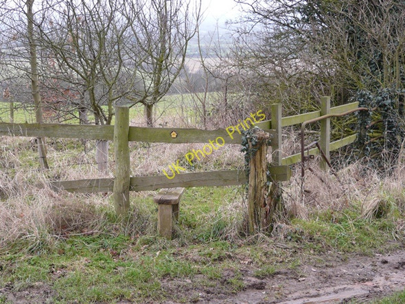 Photo 6"x4" Stile on Hunger Hill Pipe Ridware c2009