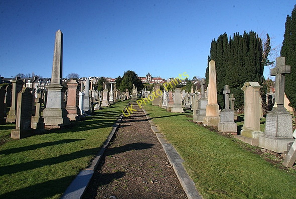 Photo 6"x4" Western cemetery, Dundee Ninewells\/NO3629 c2009
