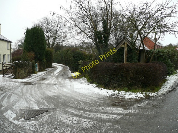 Photo 6"x4" Track and footpath to Days Farm Marl Bank c2009