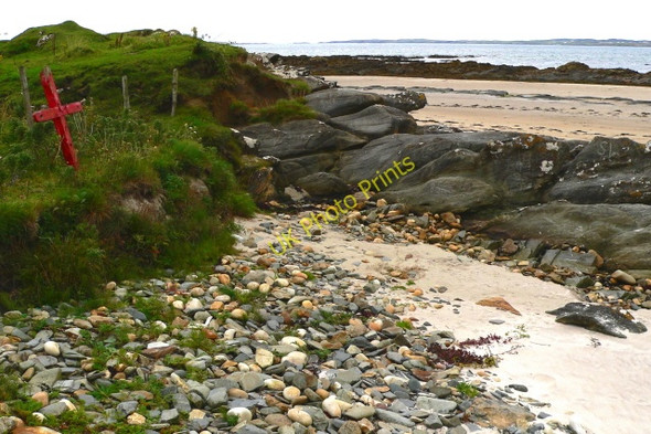 Photo 6"x4" Trabane Beach & Loughros More Bay Crannogeboy c2005
