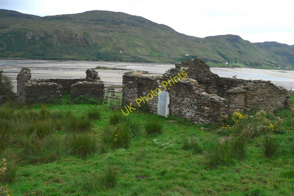 Photo 6"x4" Derelict buildings on Loughros Peninsula Crannogeboy c2005