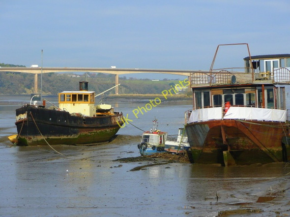 Photo 6"x4" Vessels in the Torridge Bideford c2009