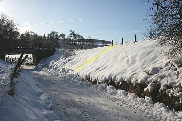 Photo 6"x4" Snow-covered Embankment Keith c2009