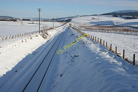 Photo 6"x4" Inverness to Aberdeen Railway Line Keith c2009