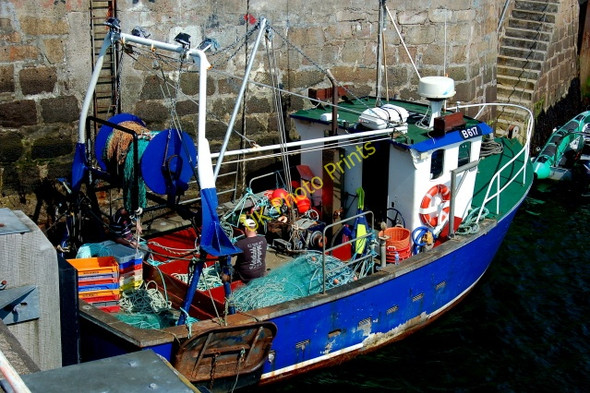Photo 6"x4" Fishing boat at Burtonport Harbour Burtonport c2008