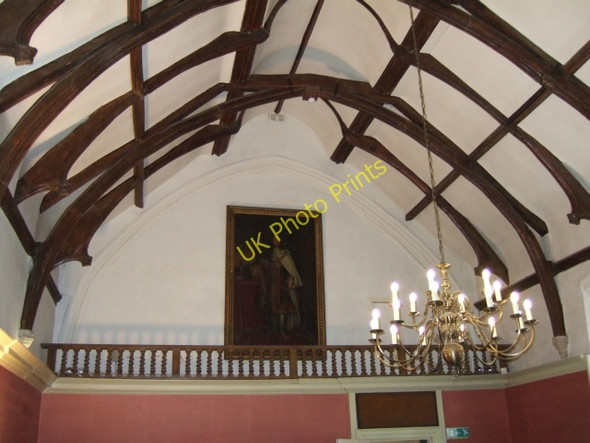 Photo 6"x4" Ceiling of the Great Hall, the Old Deanery, Exeter Exeter c2009